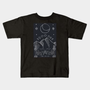 Moon Tarot Design Kids T-Shirt